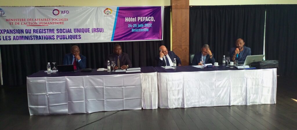 Ouverture cette matinée à Brazzaville de l&rsquo;atelier sur l&rsquo;extension du Registre Social Unique (RSU).