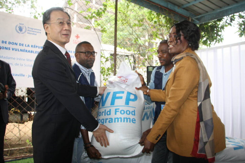 Assistance alimentaire de la Chine aux populations vulnérables de Brazzaville et de Pointe-Noire