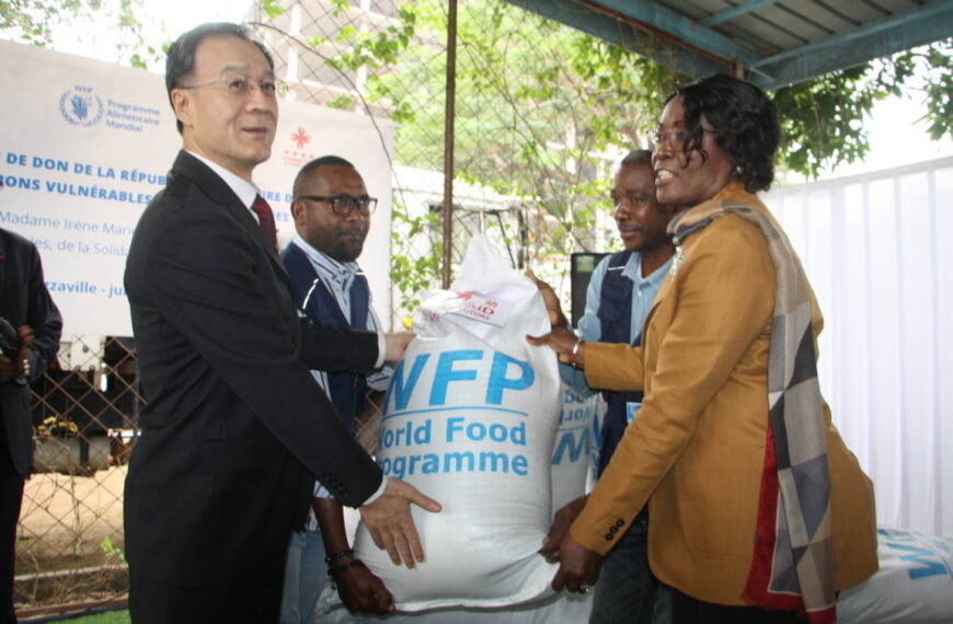 Assistance alimentaire de la Chine aux populations vulnérables de Brazzaville et de Pointe-Noire